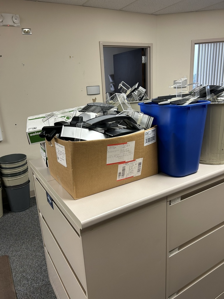 Cartons of Nameplates for Workstations