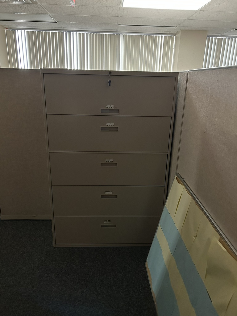 5H Gray Lateral File Cabinet 42