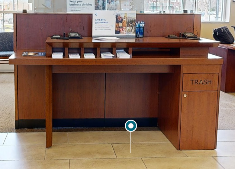 Large check desk