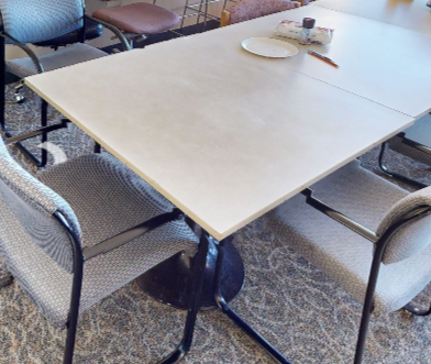 Square kitchen table