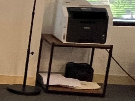 Small metal/wood table