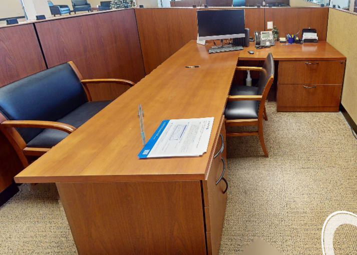 L-shape desk