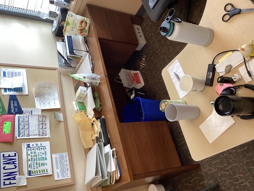 Desk 2 Peds 20” x 72”