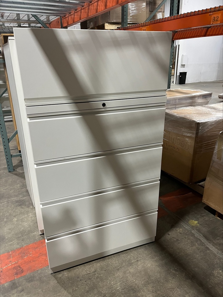 White Lateral File 5 High