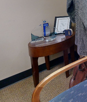 Small round table