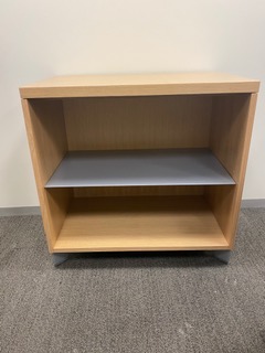 2HIGH OPEN BOOKCASE - STEELCASE