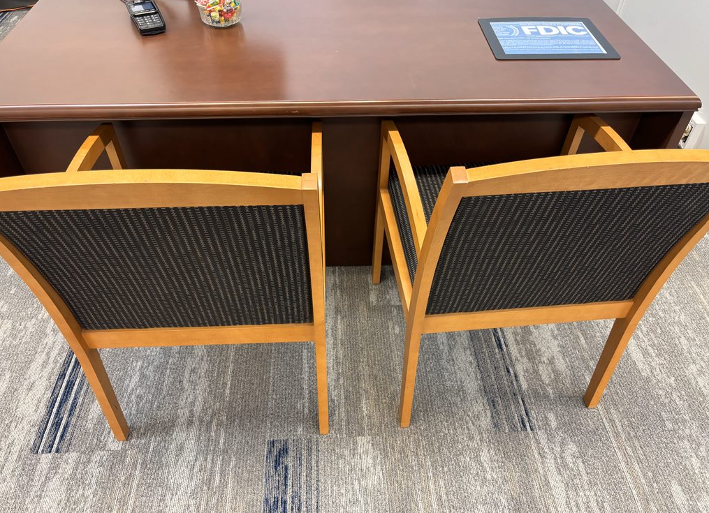Wood Guest Chairs (dark)