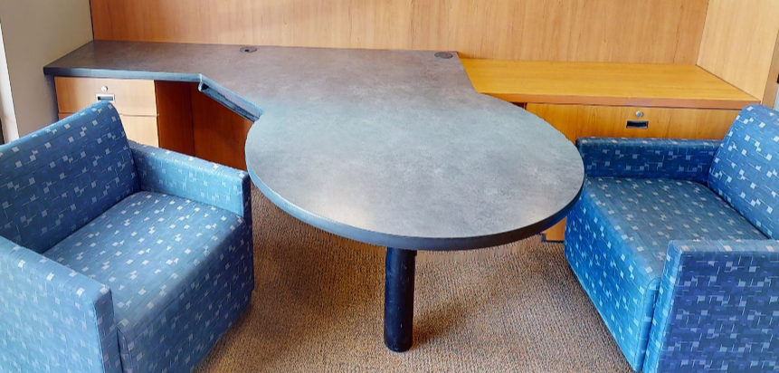 L-shaped desk