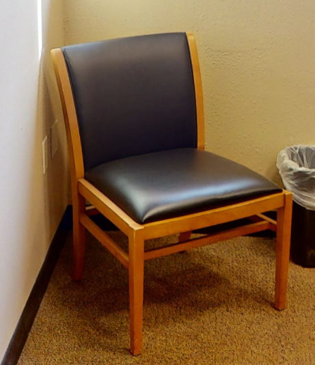 Leather Guest Chair (no arms)
