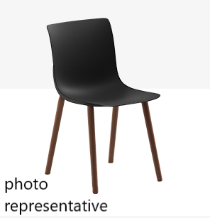 SIDE CHAIR NO ARMS, BEIGE FAB. MAHOG. LEGS