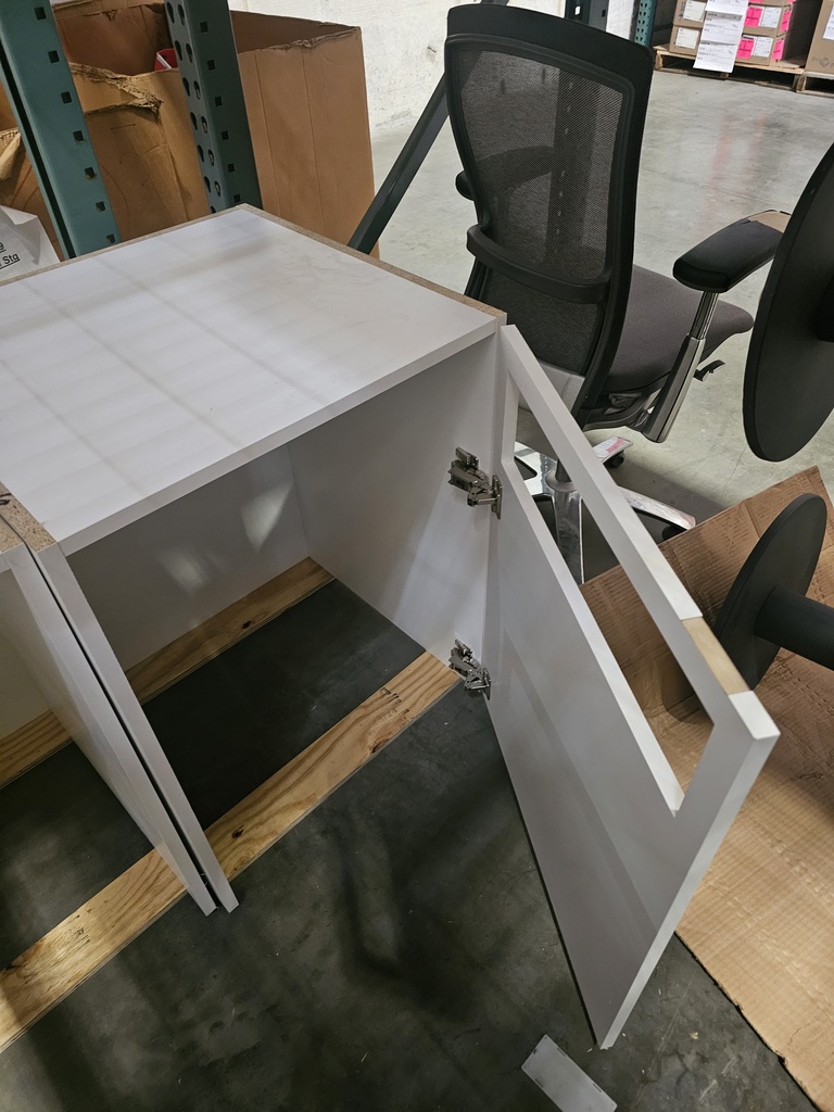 RH swing door under counter cabinet 25wx25dx33t