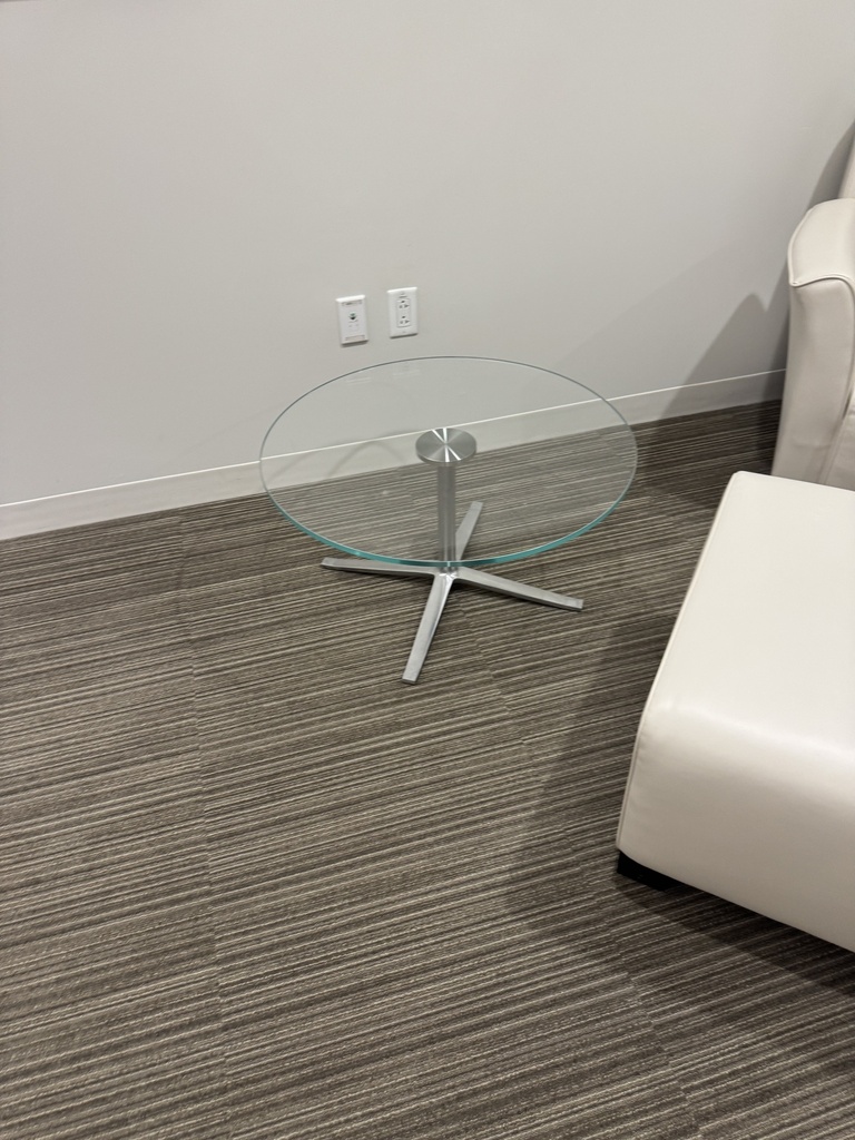Glass Side Table