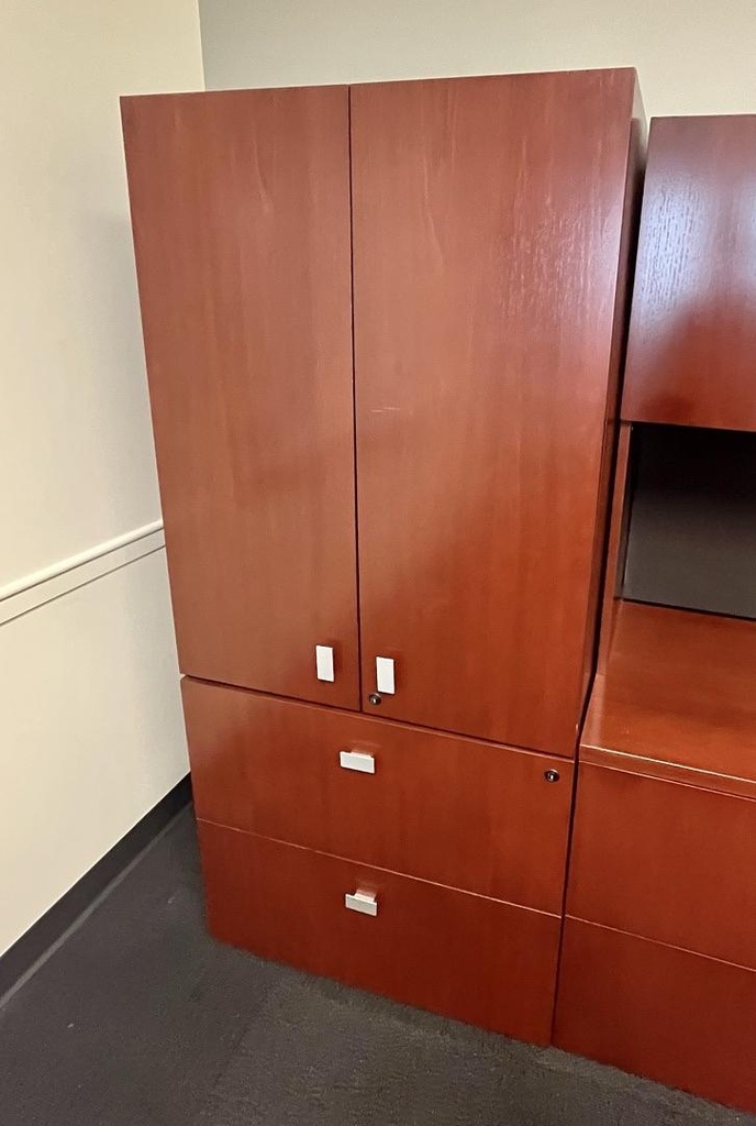 Storage Cabinet - mahogany