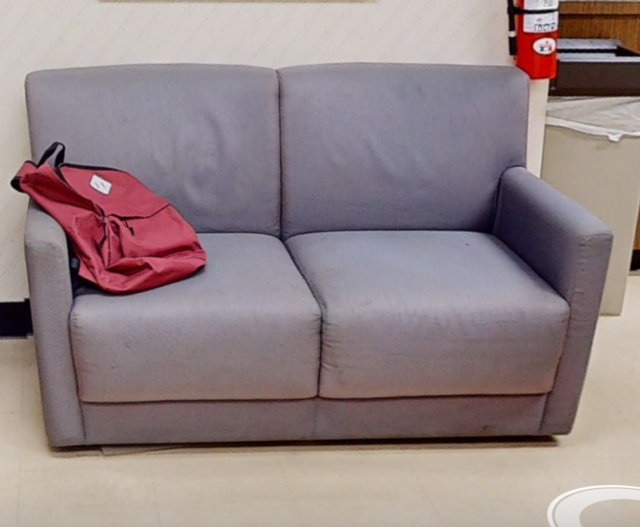 Small lilac couch