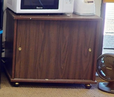 Mobile cabinet, wood