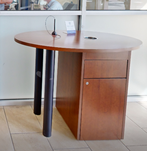 Cheque writing desk, small