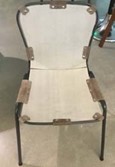 DINING CHAIRS - GRAY W/GRAY LEGS