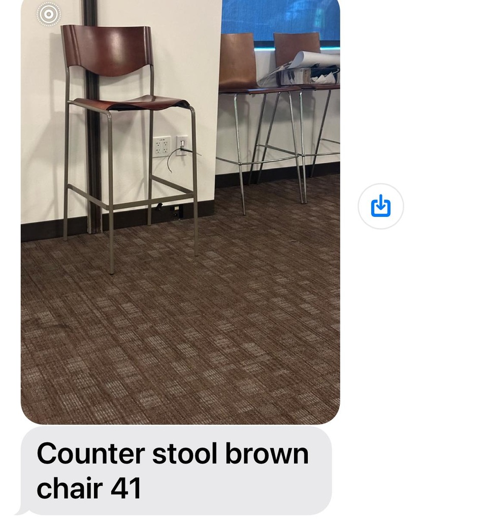 Counter stool (brown) Leland