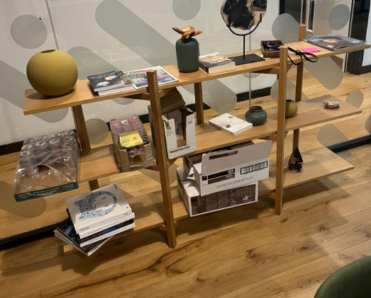 Wood Shelving Unit