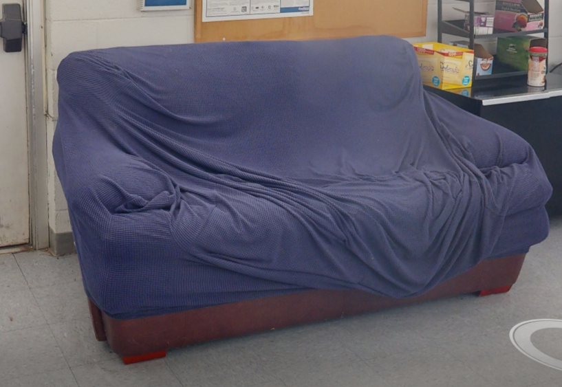Burgandy couch