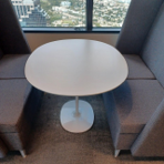 OVAL WHITE TABLES