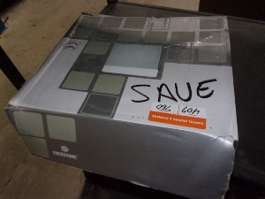 BOX OF MARBLE TILES 12" X 12"