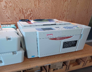 Risograph (model EZ591U) with Ink and Riso Master Rolls