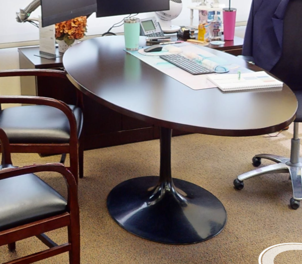 L-shaped desk