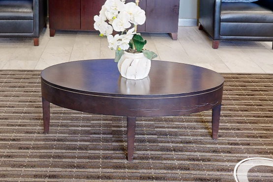 Oval coffee table, wood