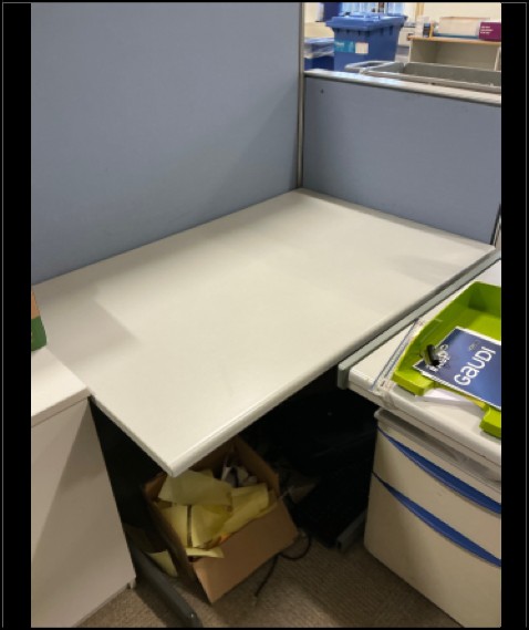 Desk - grey
