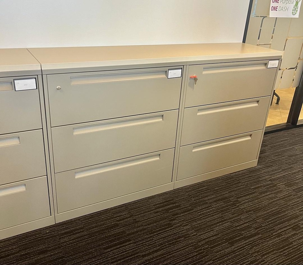 (2) Lateral File - 3H 2R Common Top