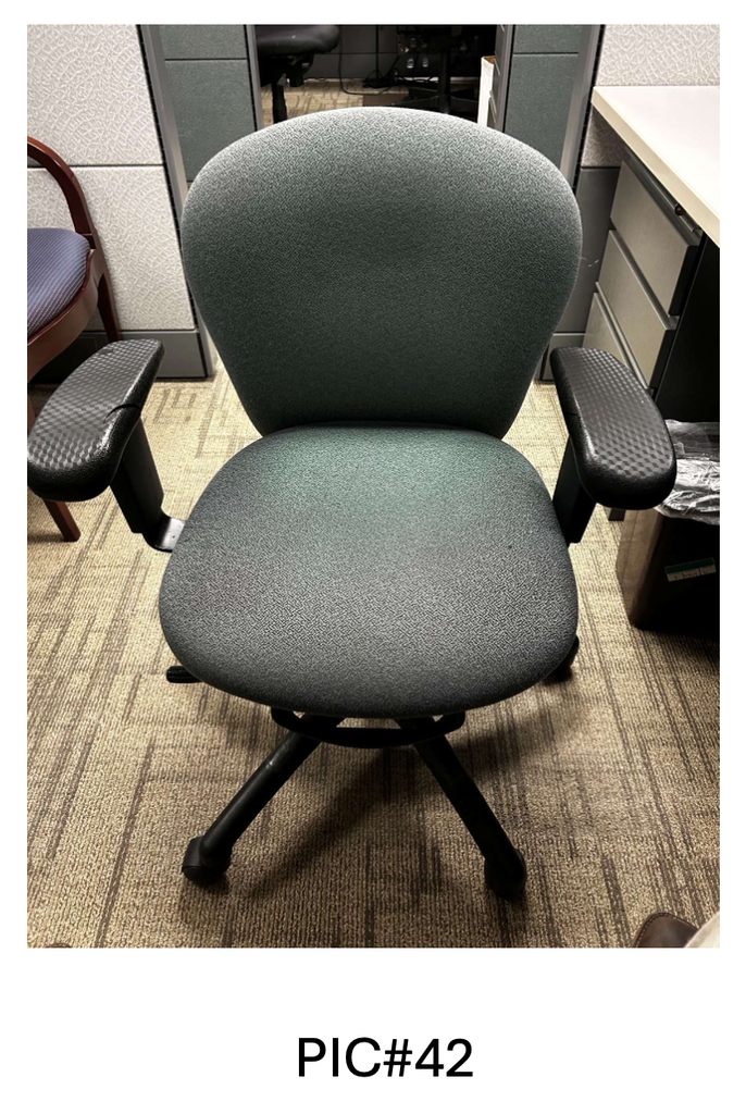 TASK CHAIR (MID BACK), GREY, NO TAG