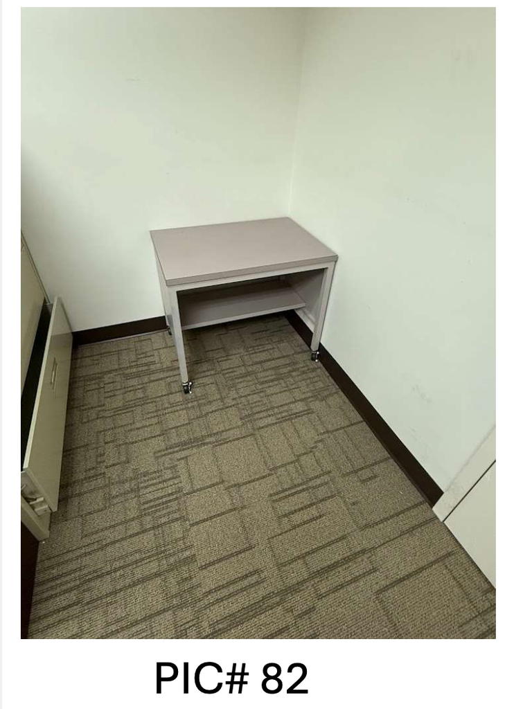 SMALL TABLE W/ CASTERS