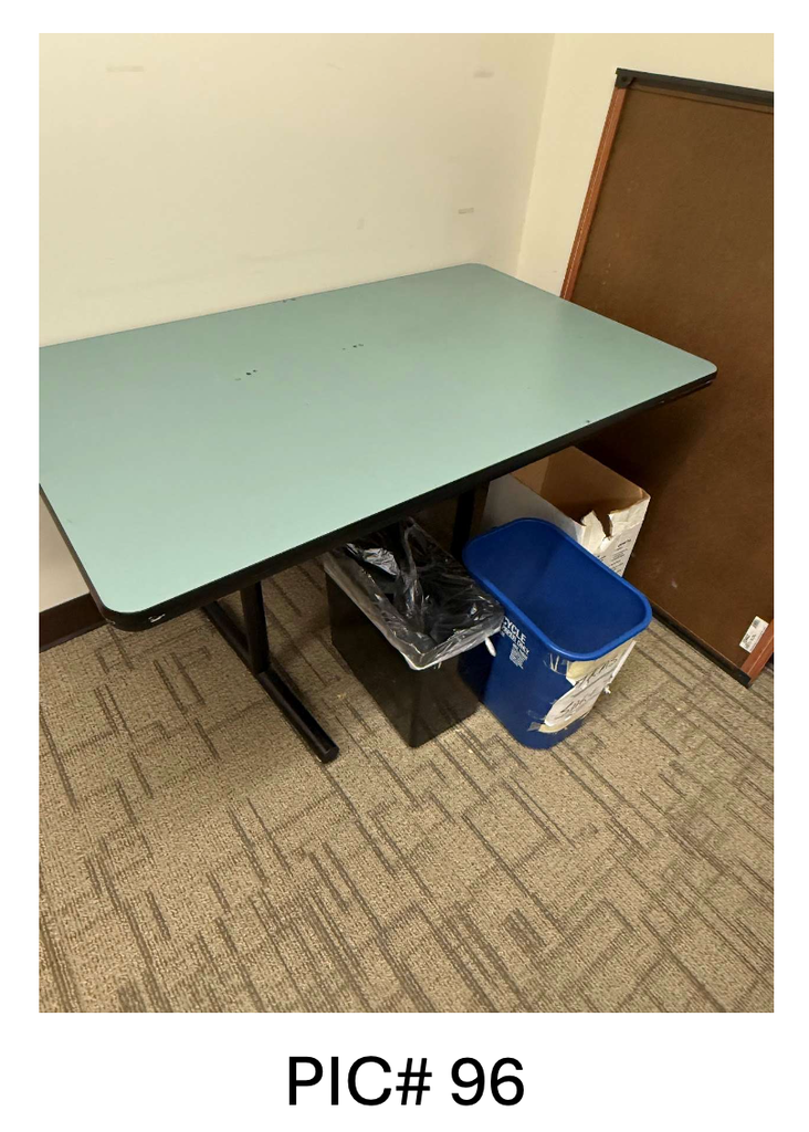 RECTANGLE TABLE - GREEN