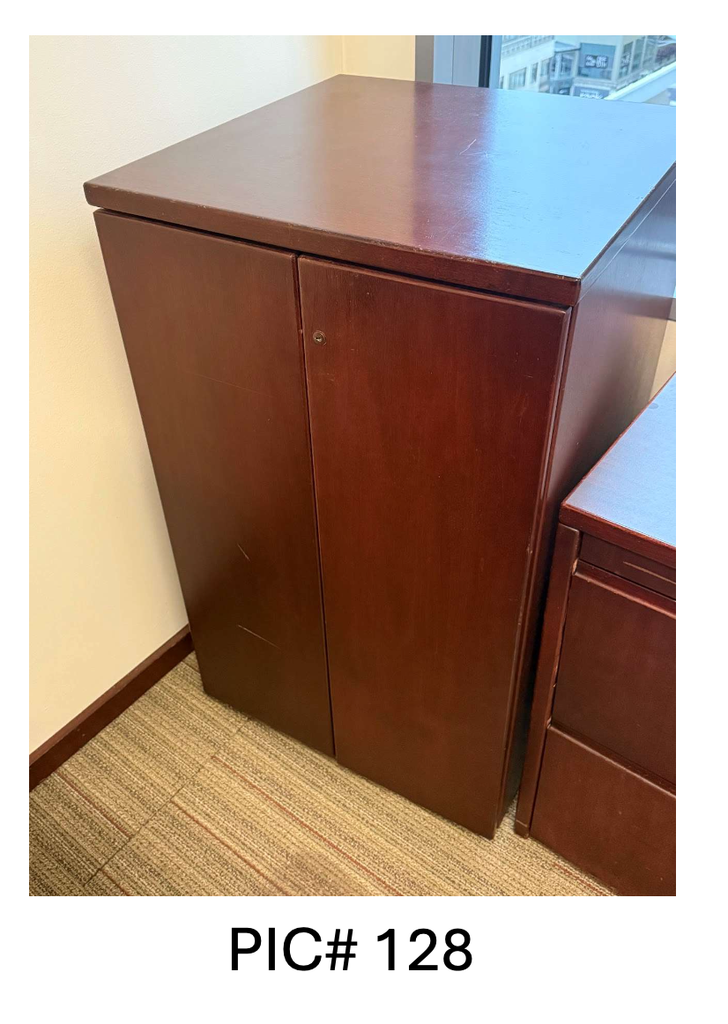WOOD STORAGE CABINET