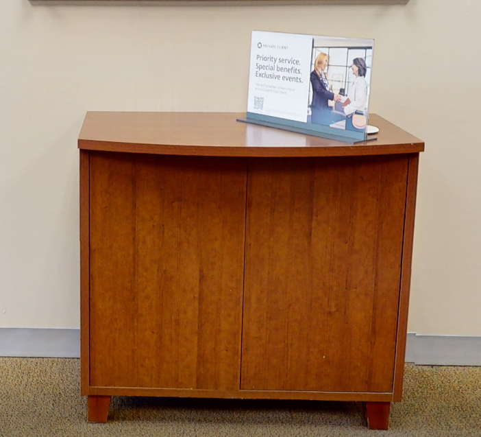 Coffee station cabinet