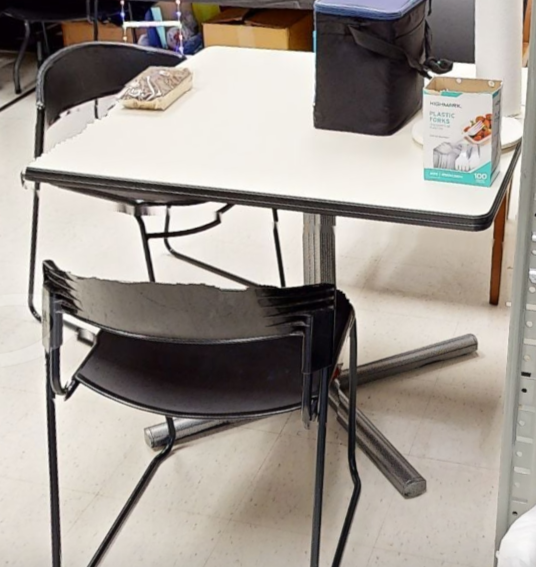 Square kitchen table