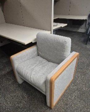 Grey Lounge Chair