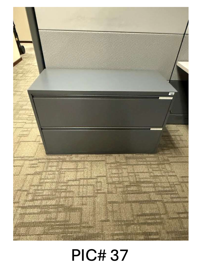 2 DRAWER METAL LATERAL FILE CABINETS