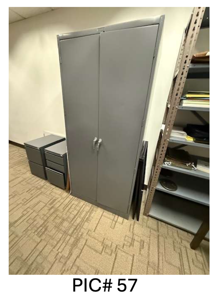 STORAGE CABINET GREY (METAL)