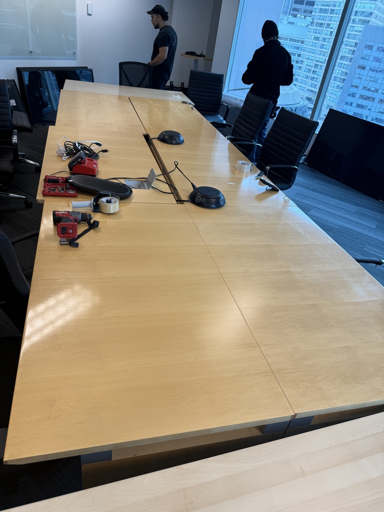14' Table (Made up of 6' Desks)