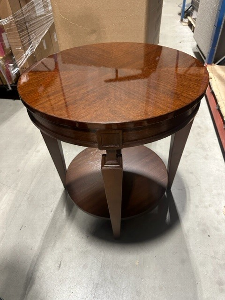 24"DIA END TABLE (FROM 52ND ST SIDE LOUNGE AREA)