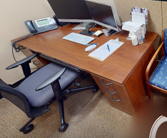 5D wood classic desk
