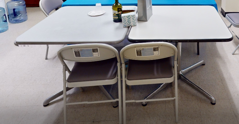 Square kitchen table