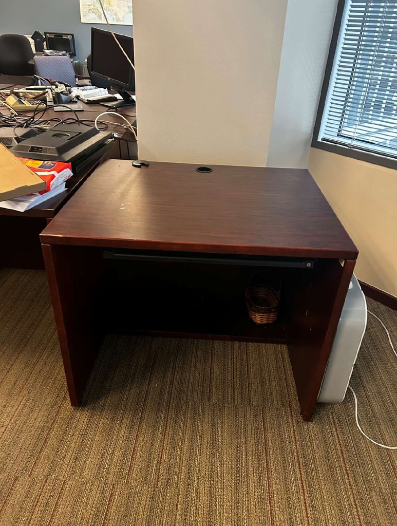 WOOD DESK 30" X 36"
