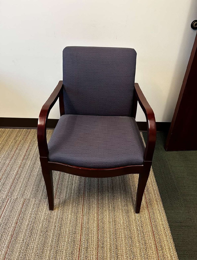 GUEST CHAIR, SCARLET WITH POLKA DOTS, GUNLOCKE/9321