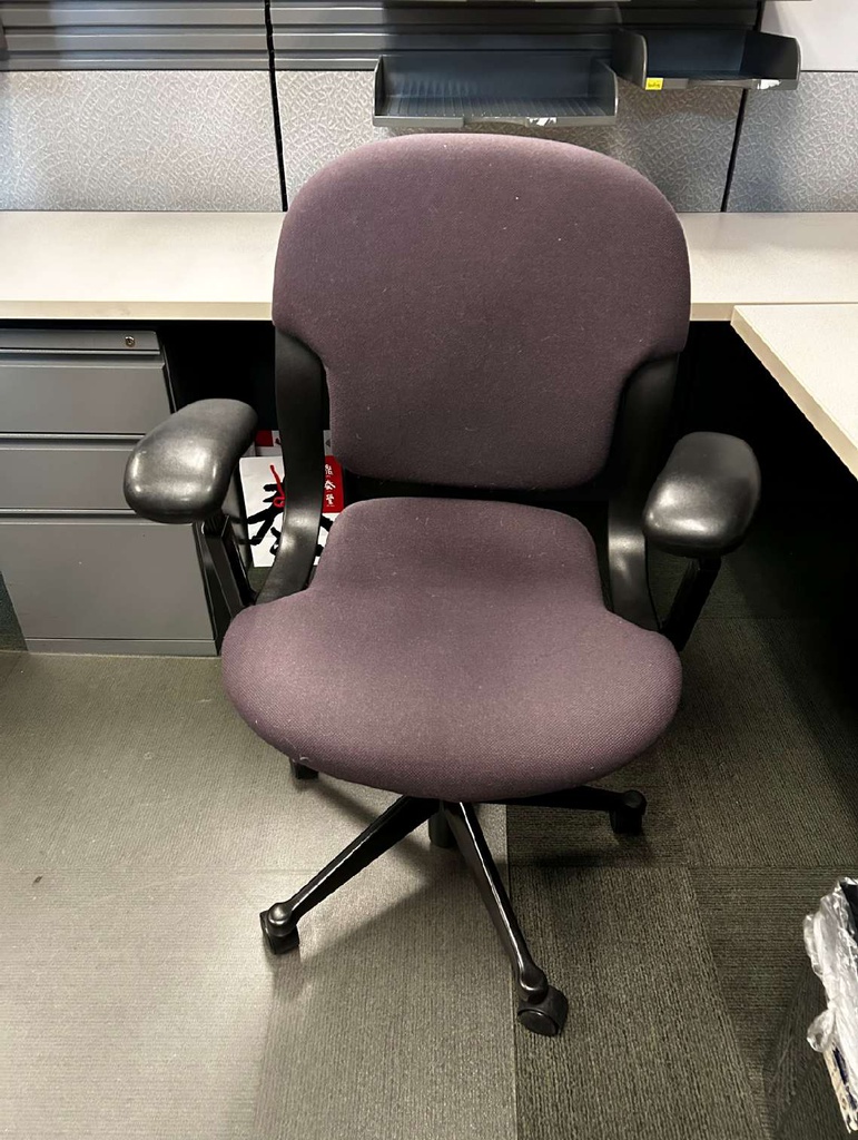 TASK CHAIR, PURPLE, NO TAG