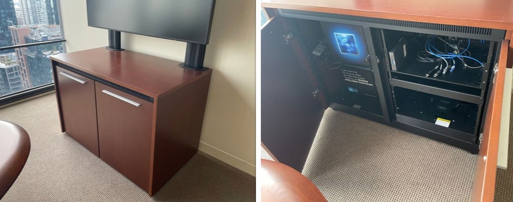 29" x 47" Credenza Media Cabinet