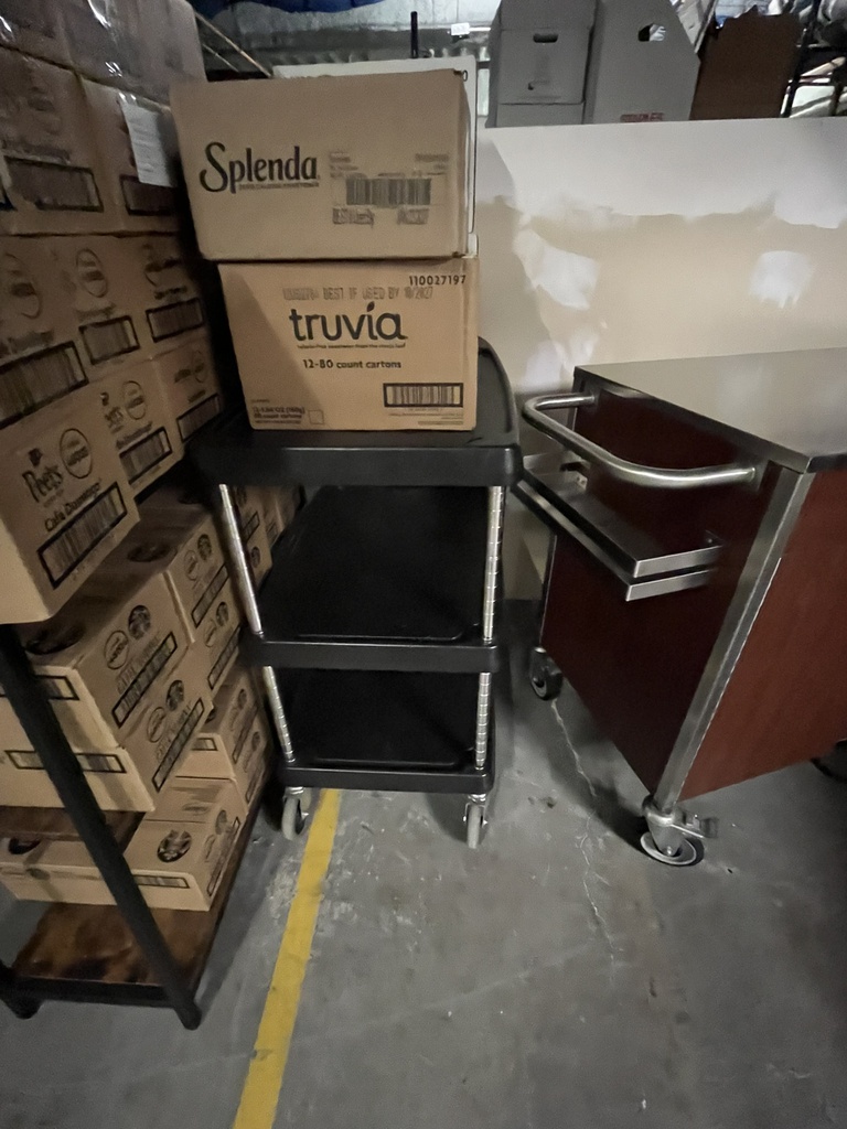 Black Utility Cart 1