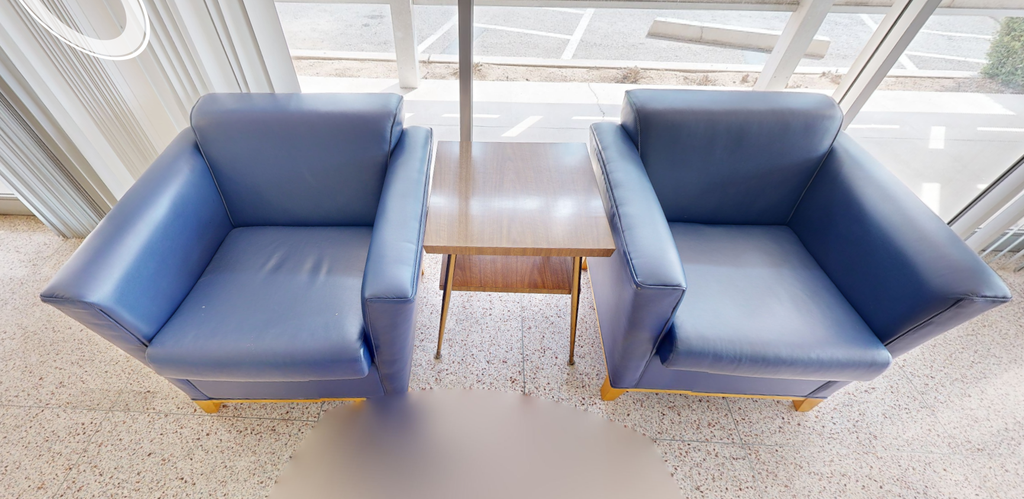 Blue Lobby Chairs